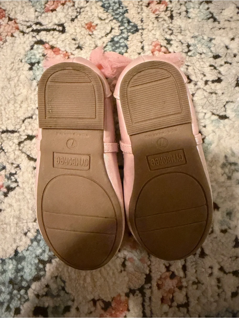 Gymboree Girls' Pink Mary Jane Ballet Flats like new worn twice size 7